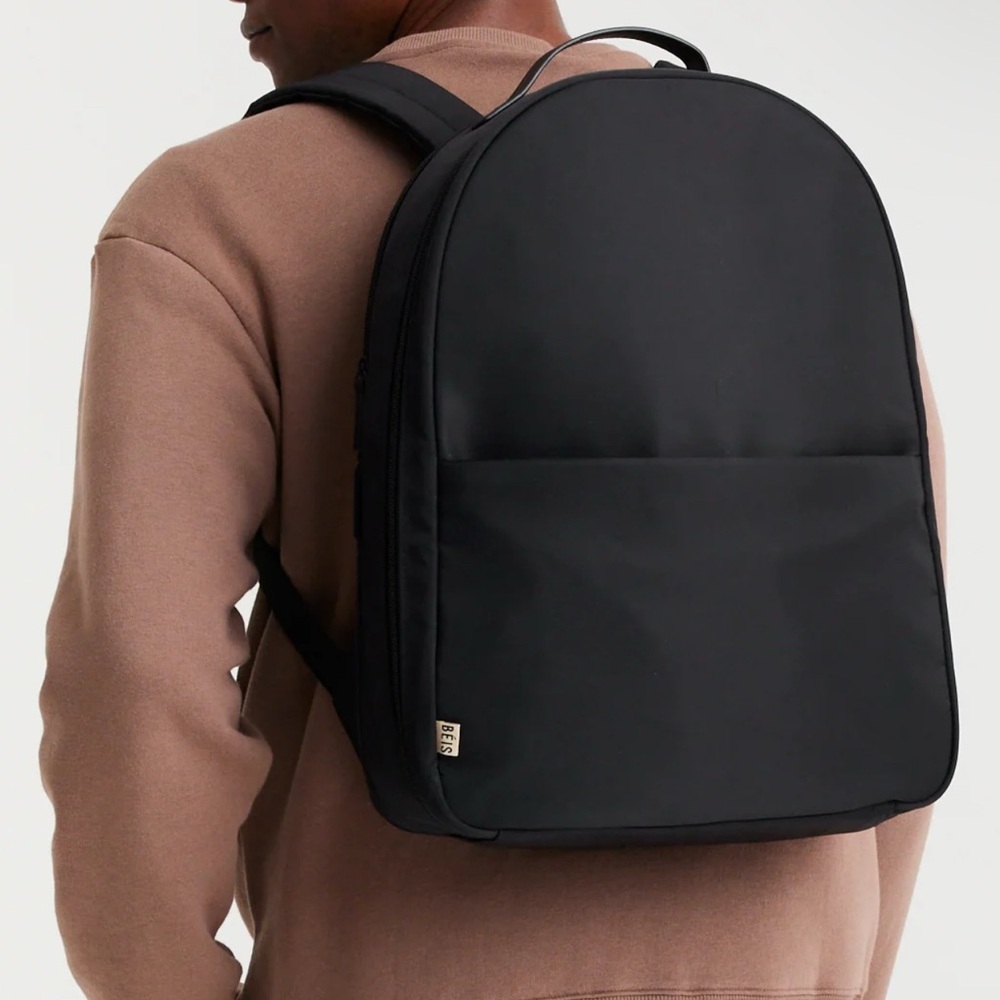 BEIS Black Minimalist Backpack - Picture 14 of 14